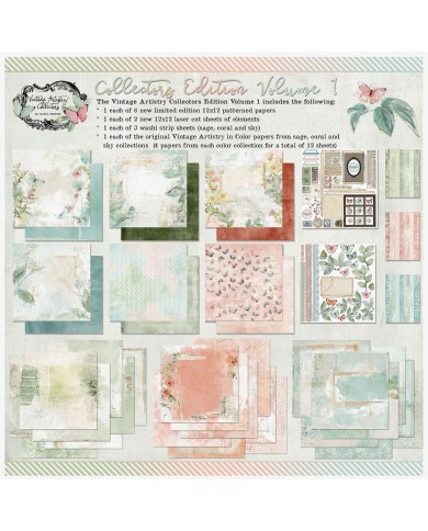 Pack Vintage Artistry in Color Collectors Edition Vol. I – 30x30