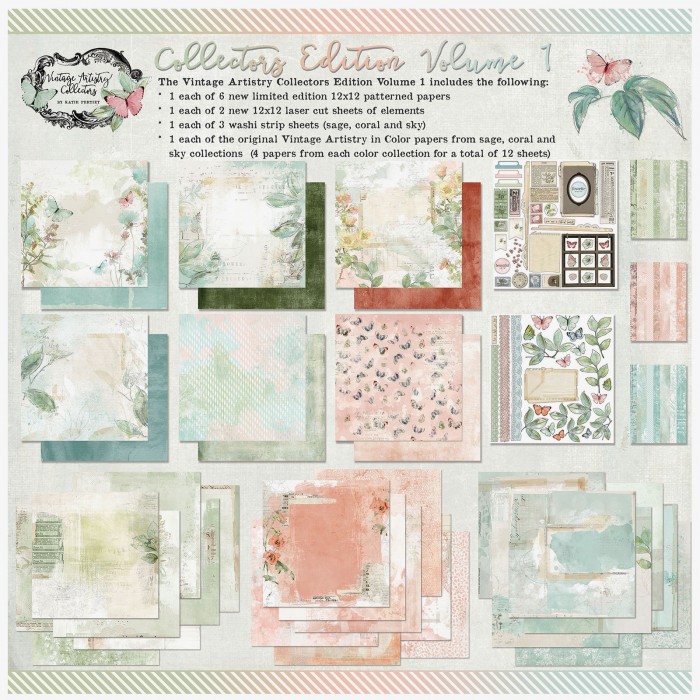 Pack Vintage Artistry in Color Collectors Edition Vol. I – 30x30