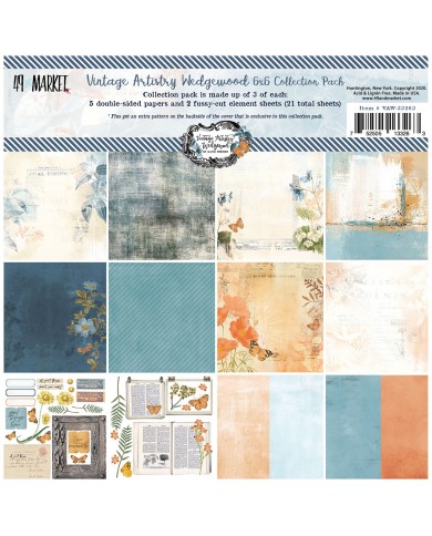 Colección de Papeles Vintage Artistry Wedgewood 15x20cmts