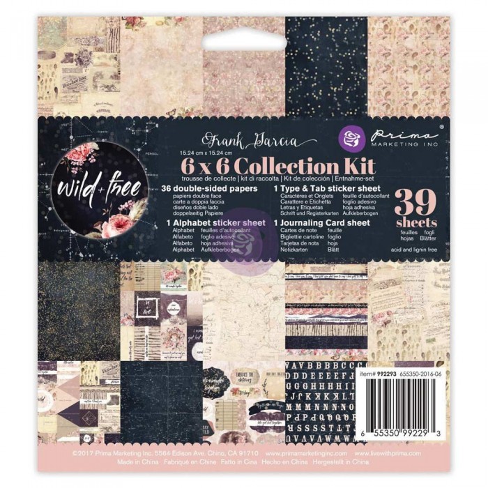 Colección WILD & FREE 15x15 cmts Prima Marketing