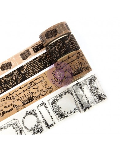 WASHI TAPE Prima marketing Vintage Craft and White