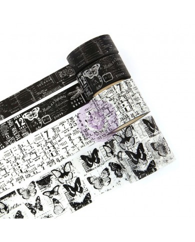 WASHI TAPE Prima marketing VINTAGE BW DECORATIVE TAPE