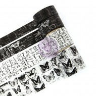 WASHI TAPE Prima marketing VINTAGE BW DECORATIVE TAPE