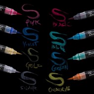 Pentel Dual Metallic Brush. Color Metallic Pink