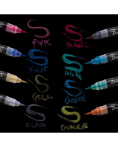 Pentel Dual Metallic Brush. Color Metallic Gold