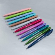 Pentel Arts Sign Pens Brush Flexible Point x12