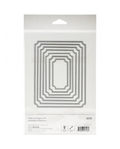 Troquel Elizabeth Craft - Fitted Indented Rectangle