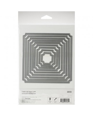 Troquel Elizabeth Craft - Stitched Indented Square
