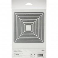 Troquel Elizabeth Craft - Stitched Rounded Square