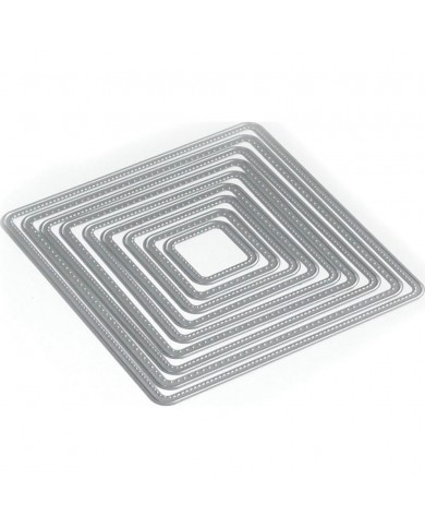 Troquel Elizabeth Craft - Stitched Rounded Square