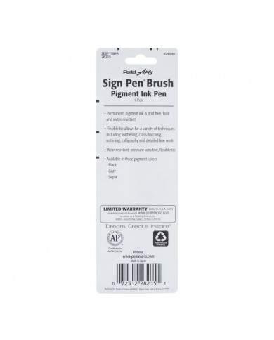 Pentel Arts Sign Pen Brush black