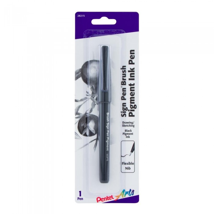 Pentel Arts Sign Pen Brush black