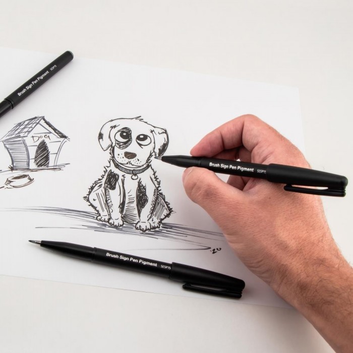 Pentel Arts Sign Pen Brush black