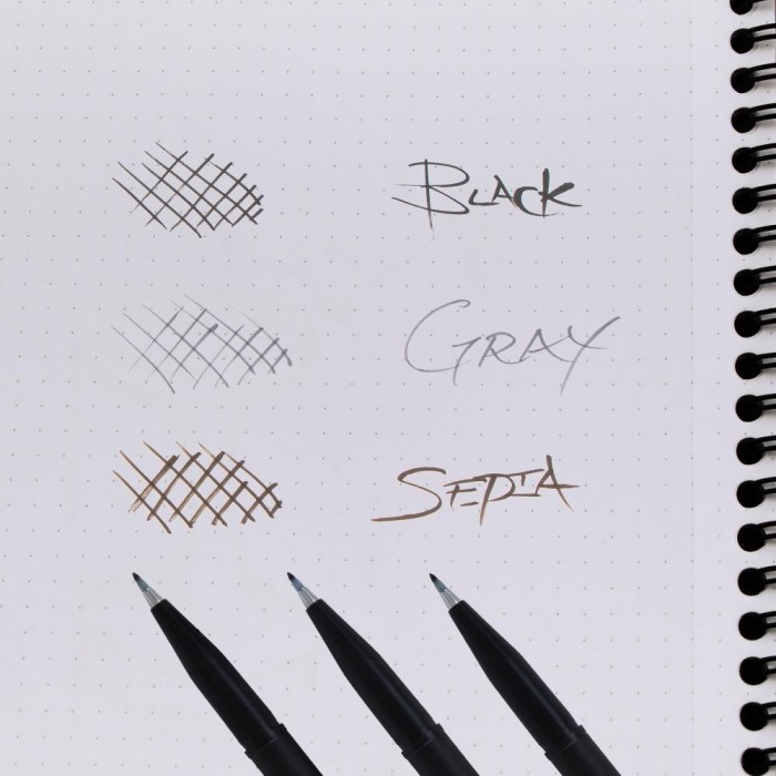 Pentel Arts Sign Pen Brush sepia