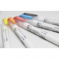 Zebra Mildliner Double Ended Brush Collection 5/Pkg Friendly - Assorted Colors