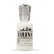 Nuvo Glitter Drops - Blanco Blizzard