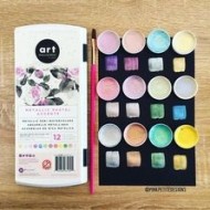 ART PHILOSOPHY - Acuarelas - METALIC PASTEL ACCENTS