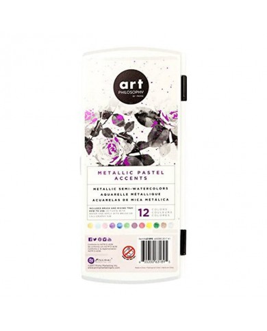 ART PHILOSOPHY - Acuarelas - METALIC PASTEL ACCENTS