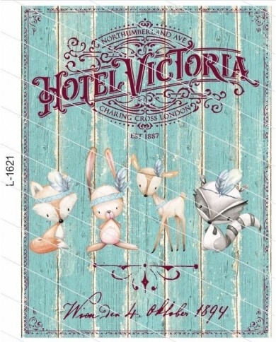 Lámina decoupage autodhesivas L1621