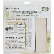Recortables para Junk Journal Vintage Artistry Naturalist Bookplates VAN35373