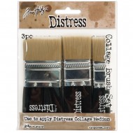 Pinceleta x 3 unidades Tim Holtz Distress Collage Brush Assortment