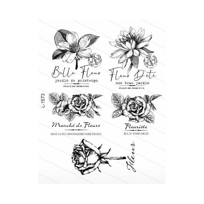 Lámina decoupage autodhesivas L1573