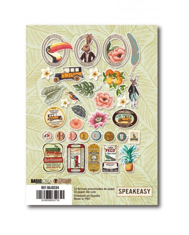 DIECUTS PAPEL* "Speak Easy" BAJDC04