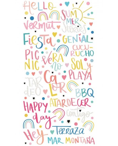 Pegatinas frases puffy Summer Stories - MINTOPIA