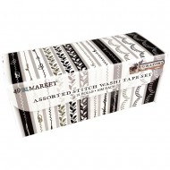 Washi Tape Stitch Set 12/Rollos 49 And Market Curators Assortment