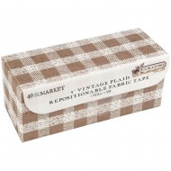 Cinta de tela reposicinable 49AndMarket Curators Vintage Plaid