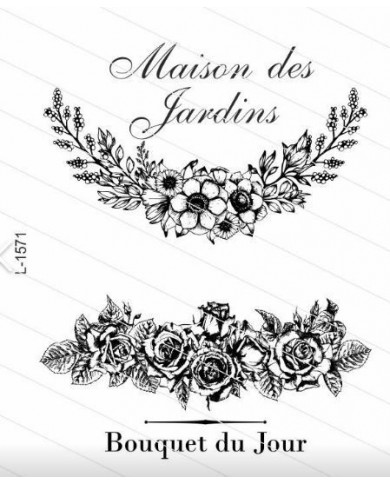 Lámina decoupage autodhesivas L1571