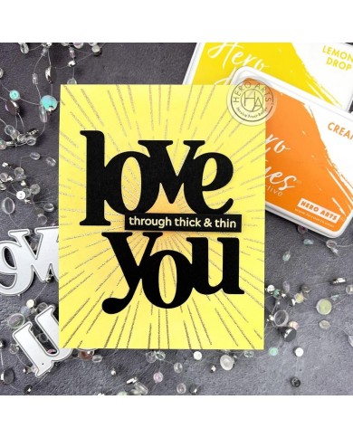 Sello Hero Arts Cling Stamp 6"X6" Sun Ray Bold Prints CG844