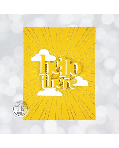 Sello Hero Arts Cling Stamp 6"X6" Sun Ray Bold Prints CG844