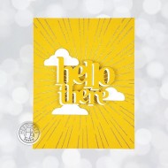 Sello Hero Arts Cling Stamp 6"X6" Sun Ray Bold Prints CG844