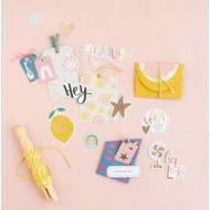 Summer Stories Mintopia Die cuts Tags y Bolsillos