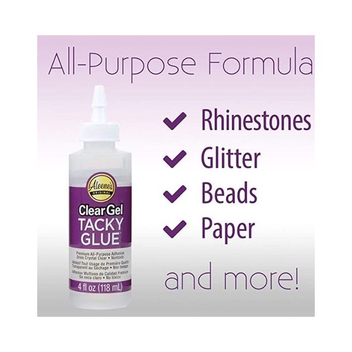 Pegamento TACKY GLUE CLEAR GEL 118ML (frasco invertido)