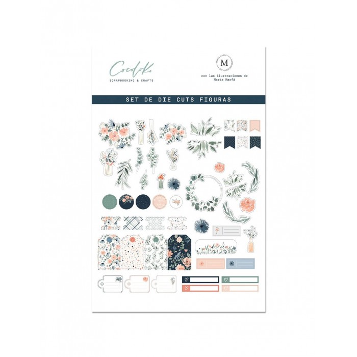 Set de Die Cuts de Figuras Amore Cocoloko