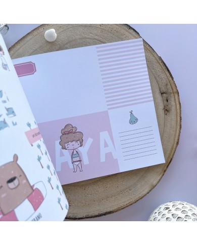 Bloc de tarjetas Playa o piscina Aluacid