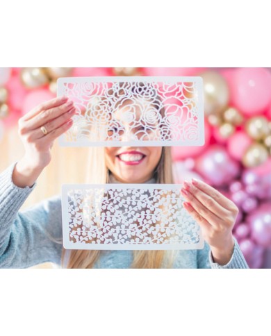 Stencil Circulo de Amor ROSAS Johanna Rivero