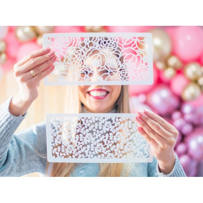 Stencil Circulo de Amor ROSAS Johanna Rivero