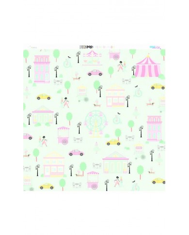 Colección de papeles "FUN PARK" Adela The Mint Feather