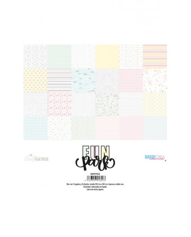 Colección de papeles "FUN PARK" Adela The Mint Feather
