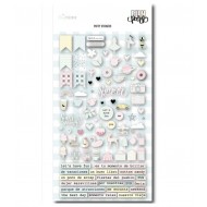 Puffy stickers "FUN PARK" Adela The Mint Feather