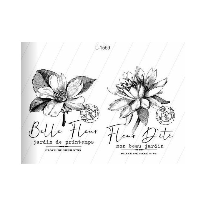 Lámina decoupage autodhesivas L1559