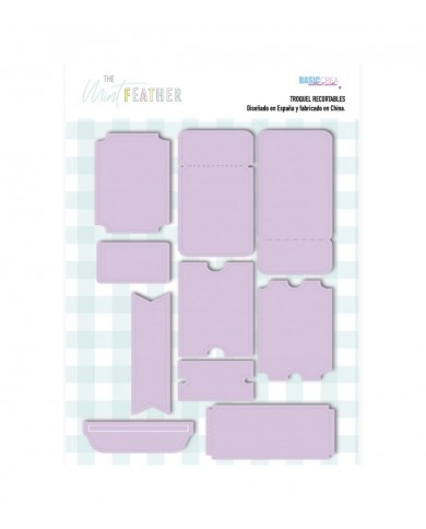 Troquel Tickets Recortables "FUN PARK"Adela The Mint Feather