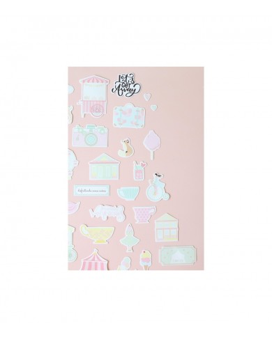 Diecuts o Recortables "FUN PARK" Adela The Mint Feather