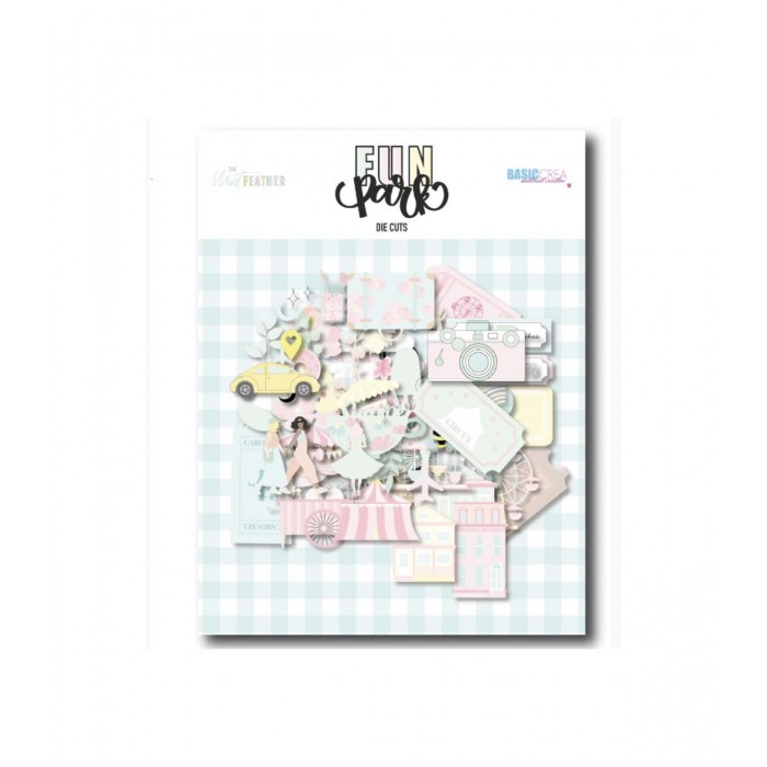 Diecuts o Recortables "FUN PARK" Adela The Mint Feather
