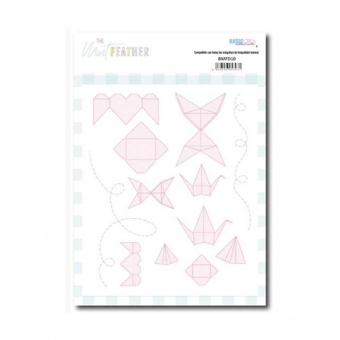 Troquel Origami 3D "FUN PARK"Adela The Mint Feather