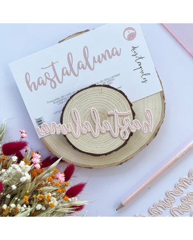 Troquel XL Hasta la luna Aluacid