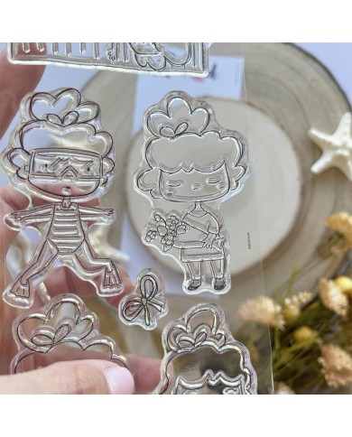 Set de sellos Vamos a la playa Aluacid ACSSE208